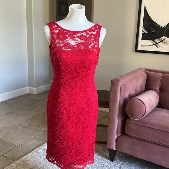 Adrianna Papell | Dresses | Adrianna Papell Stunning Red Dress Size 4 | Poshmark Adrianna Papell | Dresses | Adrianna Papell Stunning Red Dress Size 4 | Poshmark